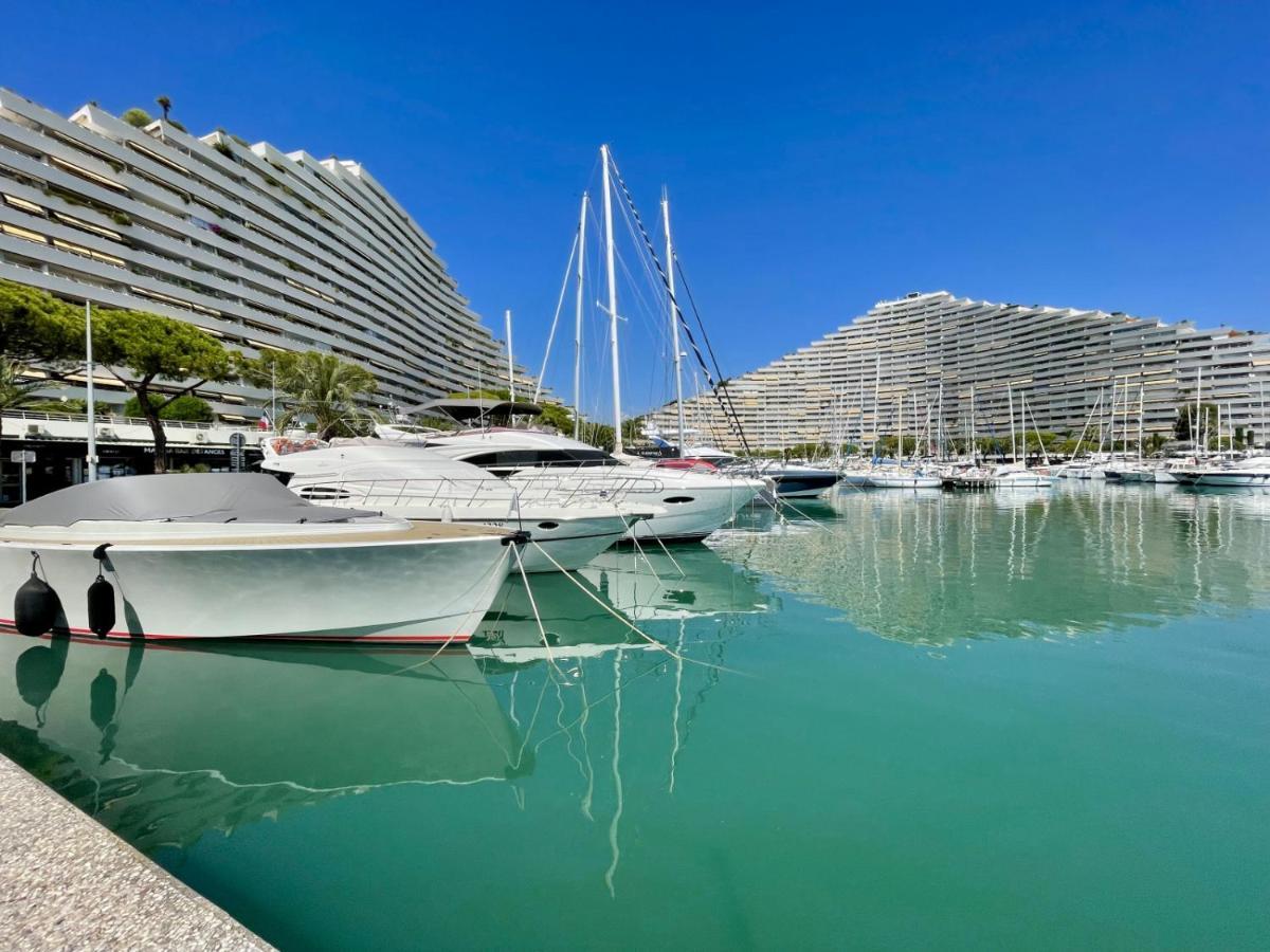 #41 Marina Riviera Bay - Marine Baie Des Anges - Studio Vue Mer Et Port Villeneuve-Loubet Εξωτερικό φωτογραφία